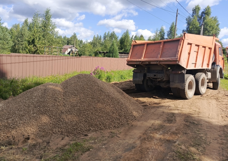Камаз гравия