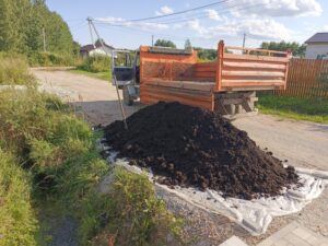 Доставка питательного грунта