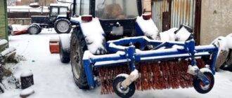 Чистка дорог от снега