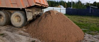 Принять песок на участке
